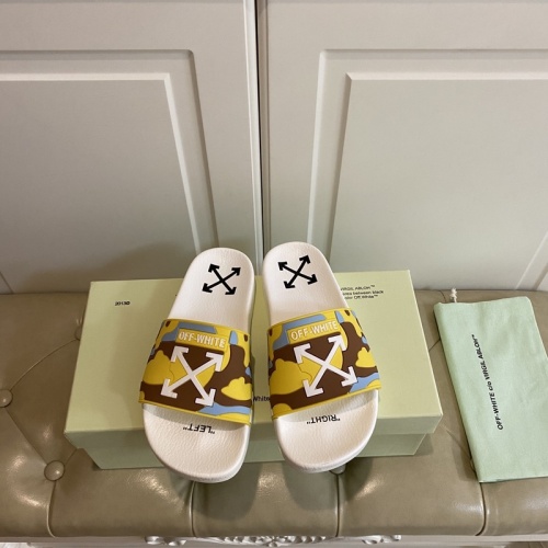 Off-White Slippers For Women #853081 $43.00 USD, Wholesale Replica Off-White Slippers