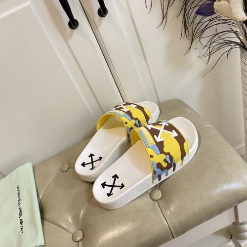 Replica Off-White Slippers For Women #853081 $43.00 USD for Wholesale