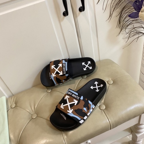 Replica Off-White Slippers For Women #853083 $43.00 USD for Wholesale