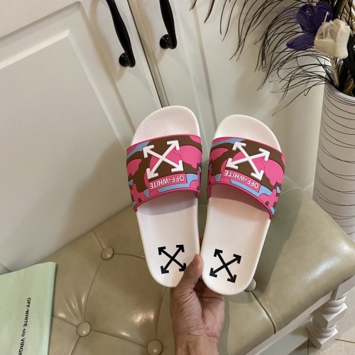 Replica Off-White Slippers For Women #853085 $43.00 USD for Wholesale