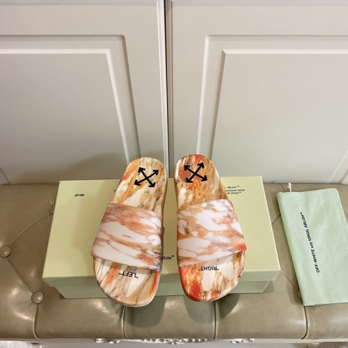 Off-White Slippers For Women #853089 $45.00 USD, Wholesale Replica Off-White Slippers