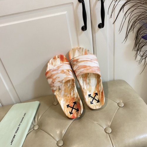 Replica Off-White Slippers For Women #853089 $45.00 USD for Wholesale