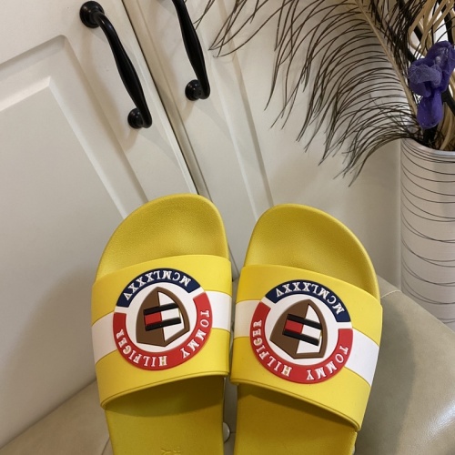 Replica Tommy Hilfiger TH Slippers For Men #853212 $43.00 USD for Wholesale