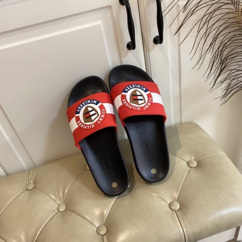 Replica Tommy Hilfiger TH Slippers For Men #853214 $43.00 USD for Wholesale