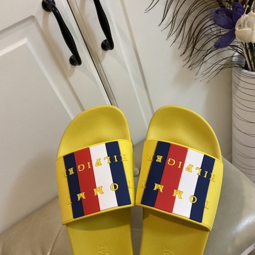 Replica Tommy Hilfiger TH Slippers For Men #853219 $43.00 USD for Wholesale