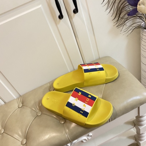 Replica Tommy Hilfiger TH Slippers For Men #853219 $43.00 USD for Wholesale