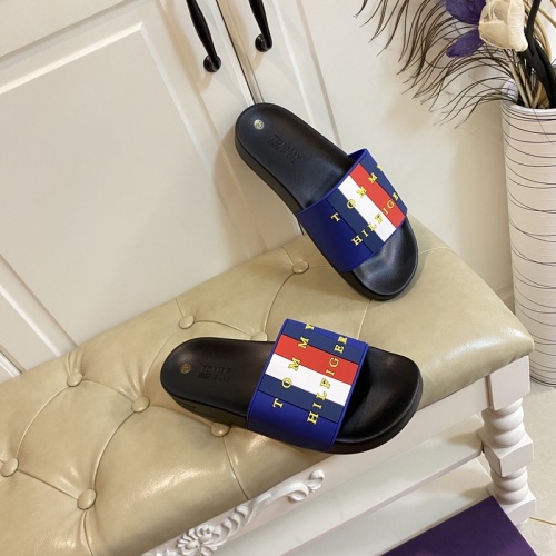 Replica Tommy Hilfiger TH Slippers For Men #853220 $43.00 USD for Wholesale