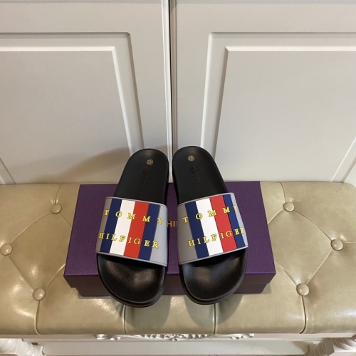 Tommy Hilfiger TH Slippers For Men #853221 $43.00 USD, Wholesale Replica Tommy Hilfiger TH Slippers