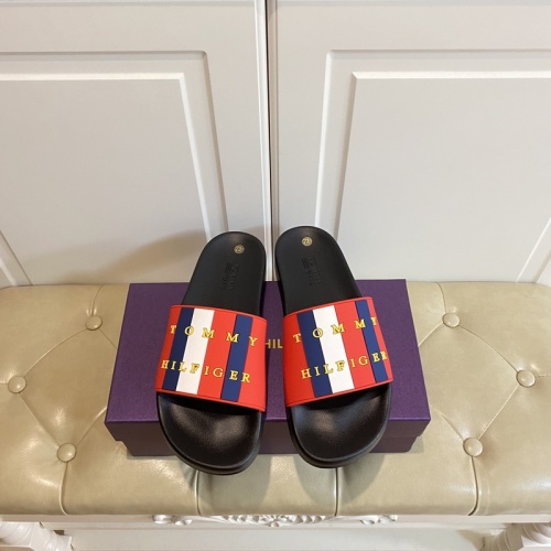 Tommy Hilfiger TH Slippers For Men #853223 $43.00 USD, Wholesale Replica Tommy Hilfiger TH Slippers