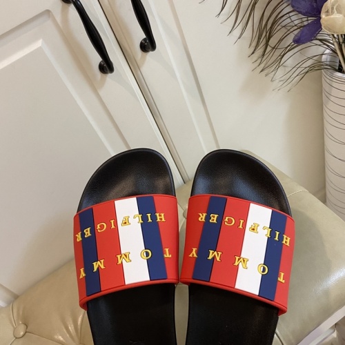 Replica Tommy Hilfiger TH Slippers For Men #853223 $43.00 USD for Wholesale