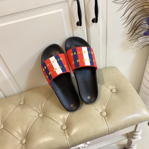 Replica Tommy Hilfiger TH Slippers For Men #853223 $43.00 USD for Wholesale