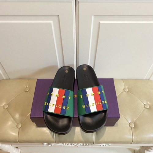 Tommy Hilfiger TH Slippers For Men #853224 $43.00 USD, Wholesale Replica Tommy Hilfiger TH Slippers