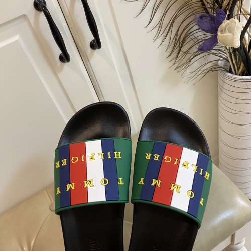 Replica Tommy Hilfiger TH Slippers For Men #853224 $43.00 USD for Wholesale