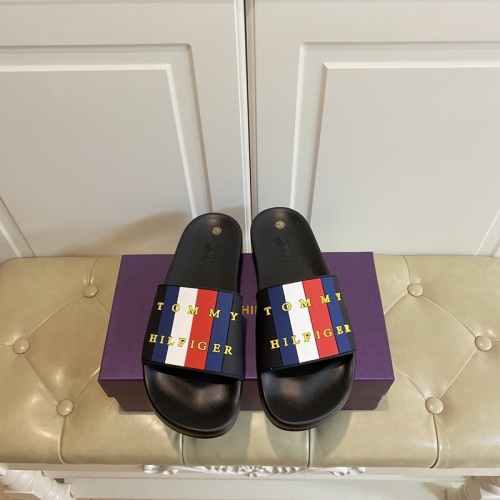 Tommy Hilfiger TH Slippers For Men #853225 $43.00 USD, Wholesale Replica Tommy Hilfiger TH Slippers
