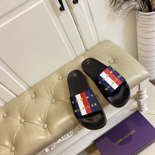 Replica Tommy Hilfiger TH Slippers For Men #853225 $43.00 USD for Wholesale