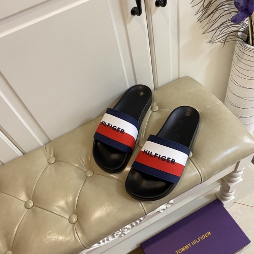 Tommy Hilfiger TH Slippers For Men #853231 $43.00 USD, Wholesale Replica Tommy Hilfiger TH Slippers