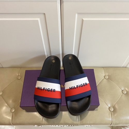 Replica Tommy Hilfiger TH Slippers For Men #853231 $43.00 USD for Wholesale