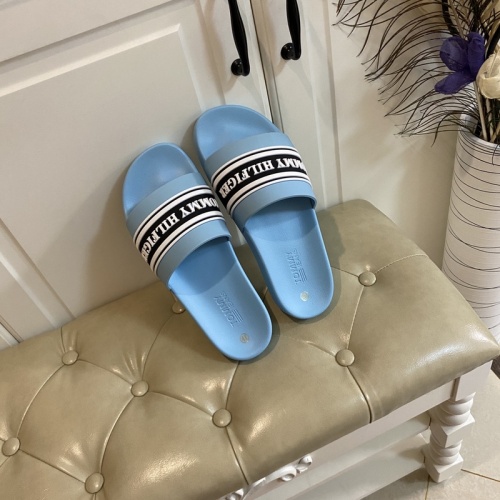 Replica Tommy Hilfiger TH Slippers For Men #853233 $43.00 USD for Wholesale