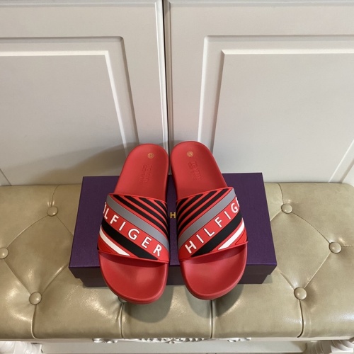 Tommy Hilfiger TH Slippers For Men #853237 $43.00 USD, Wholesale Replica Tommy Hilfiger TH Slippers