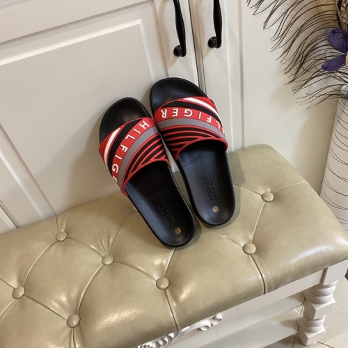 Replica Tommy Hilfiger TH Slippers For Men #853238 $43.00 USD for Wholesale