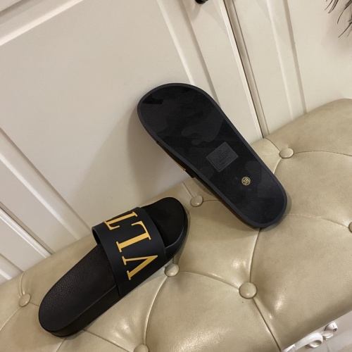 Replica Valentino Slippers For Men #853252 $48.00 USD for Wholesale