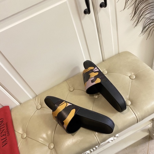 Replica Valentino Slippers For Men #853263 $52.00 USD for Wholesale