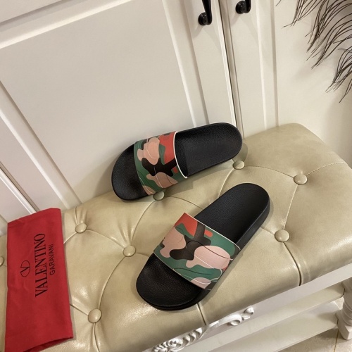 Replica Valentino Slippers For Women #853270 $52.00 USD for Wholesale