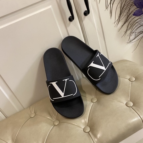 Replica Valentino Slippers For Men #853274 $48.00 USD for Wholesale