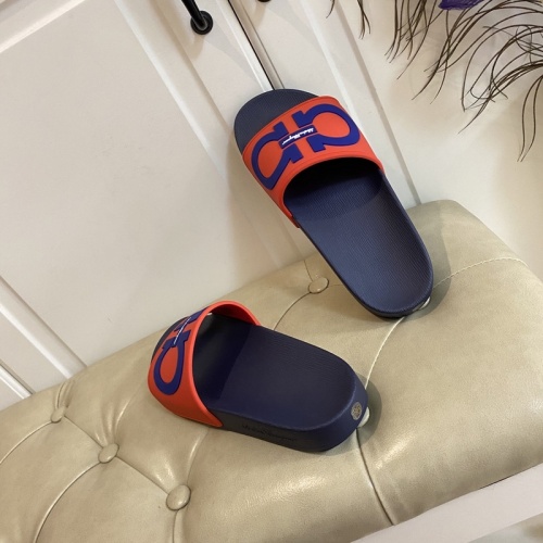 Replica Ferragamo Slippers For Men #853299 $45.00 USD for Wholesale