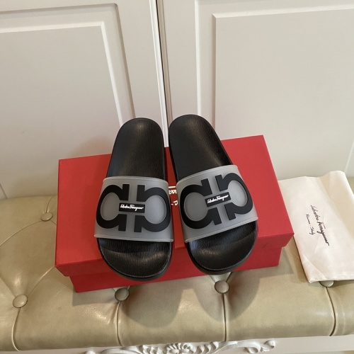 Ferragamo Slippers For Men #853300 $45.00 USD, Wholesale Replica Salvatore Ferragamo Slippers