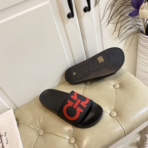 Replica Ferragamo Slippers For Men #853304 $45.00 USD for Wholesale