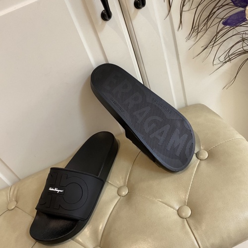 Replica Ferragamo Slippers For Men #853305 $45.00 USD for Wholesale