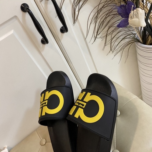 Replica Ferragamo Slippers For Men #853306 $45.00 USD for Wholesale