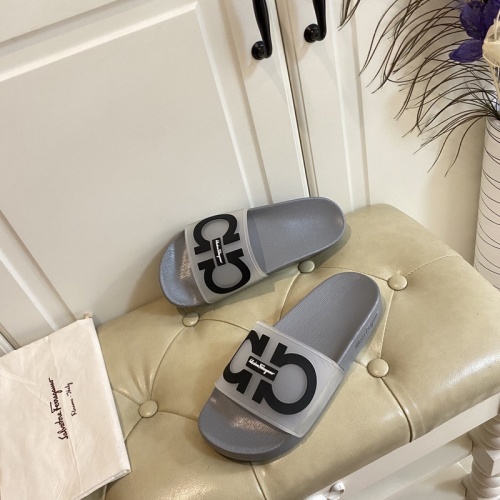 Replica Ferragamo Slippers For Men #853307 $45.00 USD for Wholesale