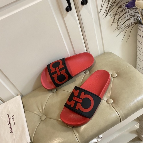 Replica Ferragamo Slippers For Men #853309 $45.00 USD for Wholesale