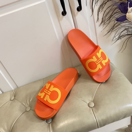 Replica Ferragamo Slippers For Women #853313 $45.00 USD for Wholesale