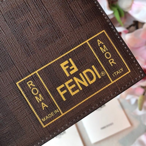 Replica Fendi AAA Man Wallets #853397 $45.00 USD for Wholesale