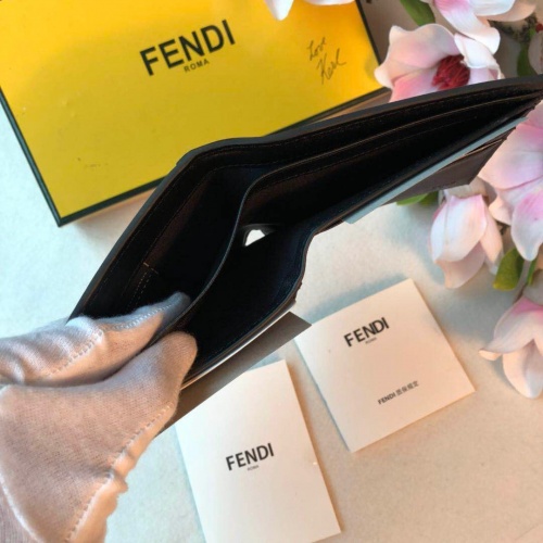 Replica Fendi AAA Man Wallets #853402 $48.00 USD for Wholesale