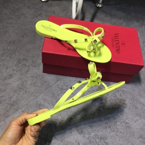 Replica Valentino Slippers For Women #853405 $42.00 USD for Wholesale