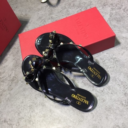 Replica Valentino Slippers For Women #853406 $42.00 USD for Wholesale