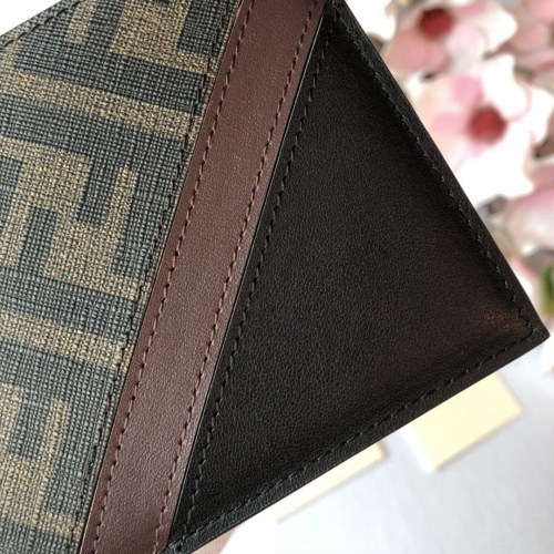 Replica Fendi AAA Man Wallets #853410 $56.00 USD for Wholesale