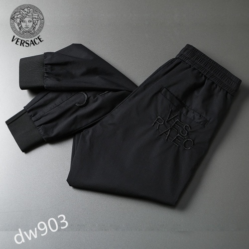 Replica Versace Pants For Men #853555 $42.00 USD for Wholesale