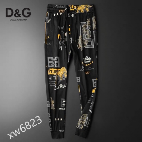 Replica Dolce & Gabbana D&G Pants For Men #853563 $42.00 USD for Wholesale