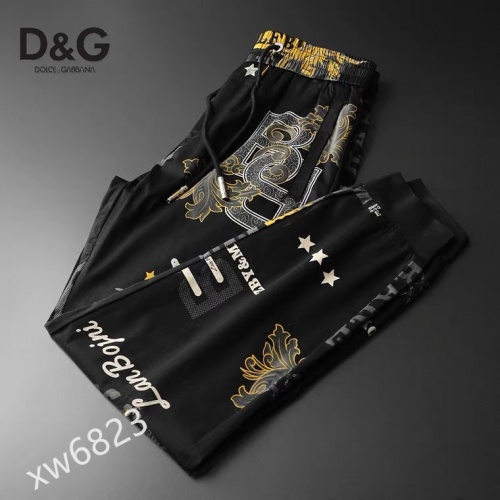 Replica Dolce & Gabbana D&G Pants For Men #853563 $42.00 USD for Wholesale