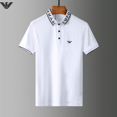 Replica Armani Tracksuits Short Sleeved For Men #853786 $56.00 USD for Wholesale