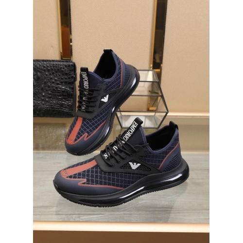 Armani Casual Shoes For Men #854081 $88.00 USD, Wholesale Replica Armani Casual Shoes