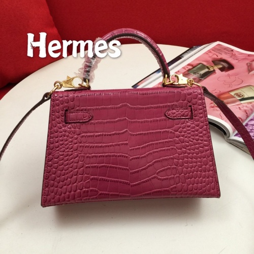 Replica Hermes AAA Quality Messenger Bags For Women #854317 $98.00 USD for Wholesale