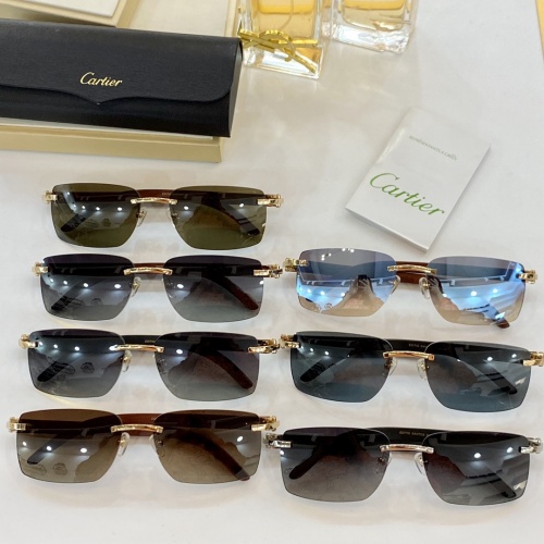 Replica Cartier AAA Quality Sunglasses #854414 $54.00 USD for Wholesale