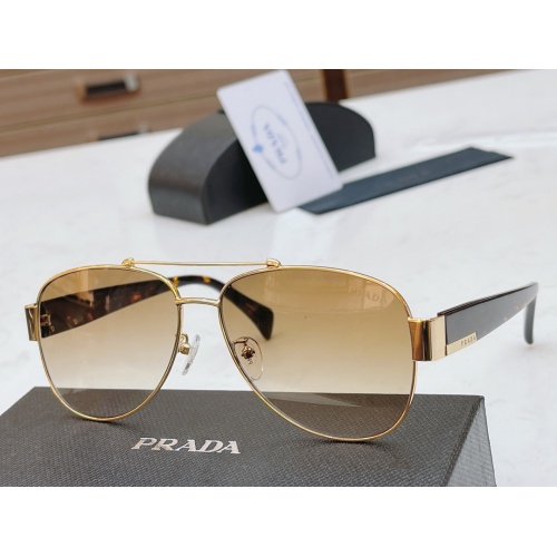 Replica Prada AAA Quality Sunglasses For Men #854427 $56.00 USD for Wholesale