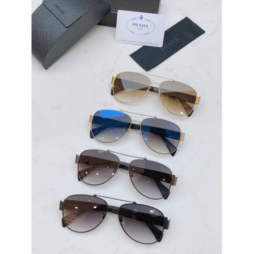 Replica Prada AAA Quality Sunglasses For Men #854427 $56.00 USD for Wholesale